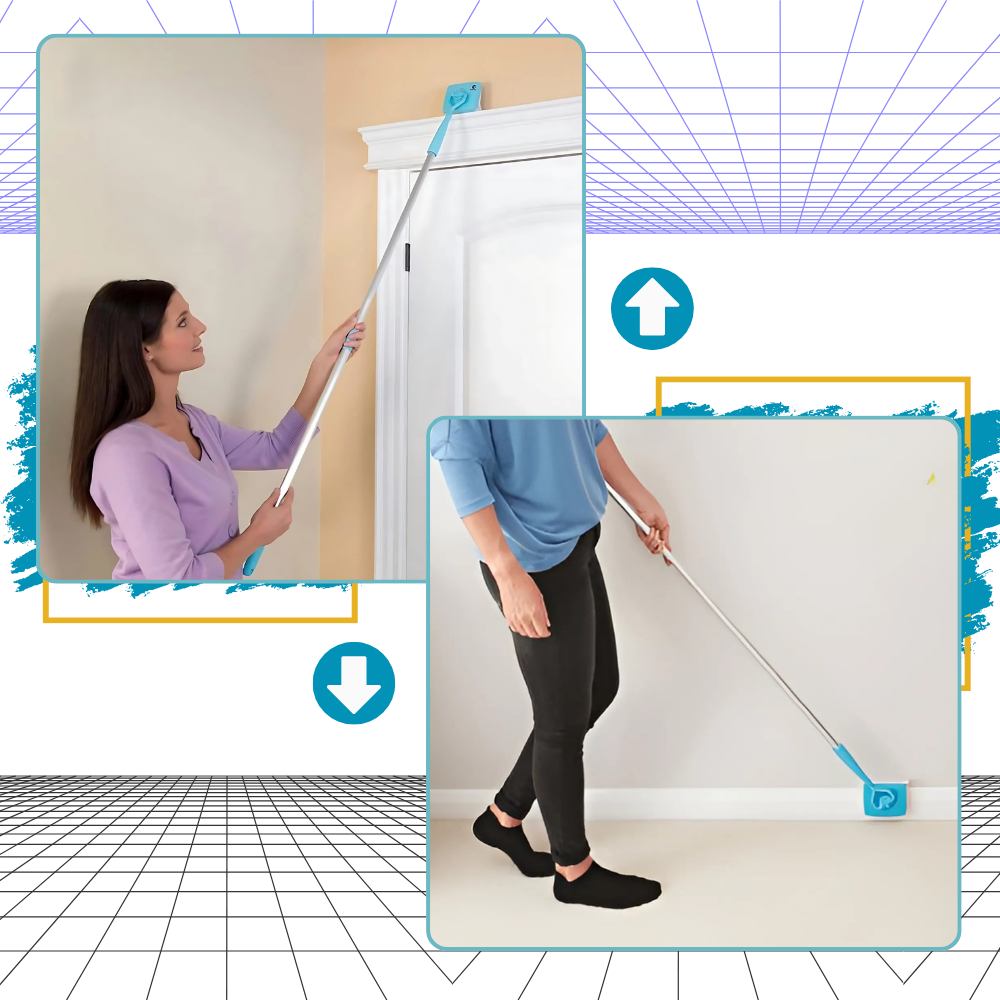 Brosse de nettoyage flexible pour plinthes