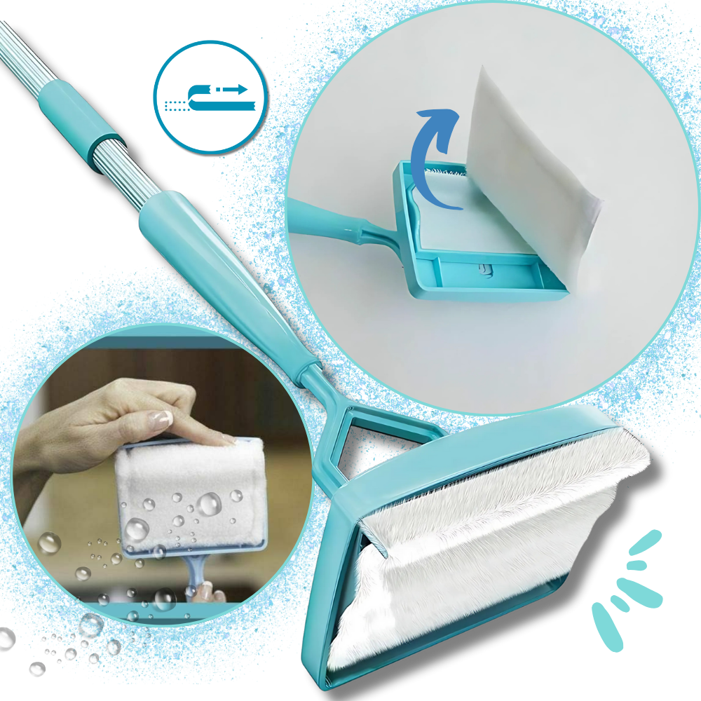 Brosse de nettoyage flexible pour plinthes