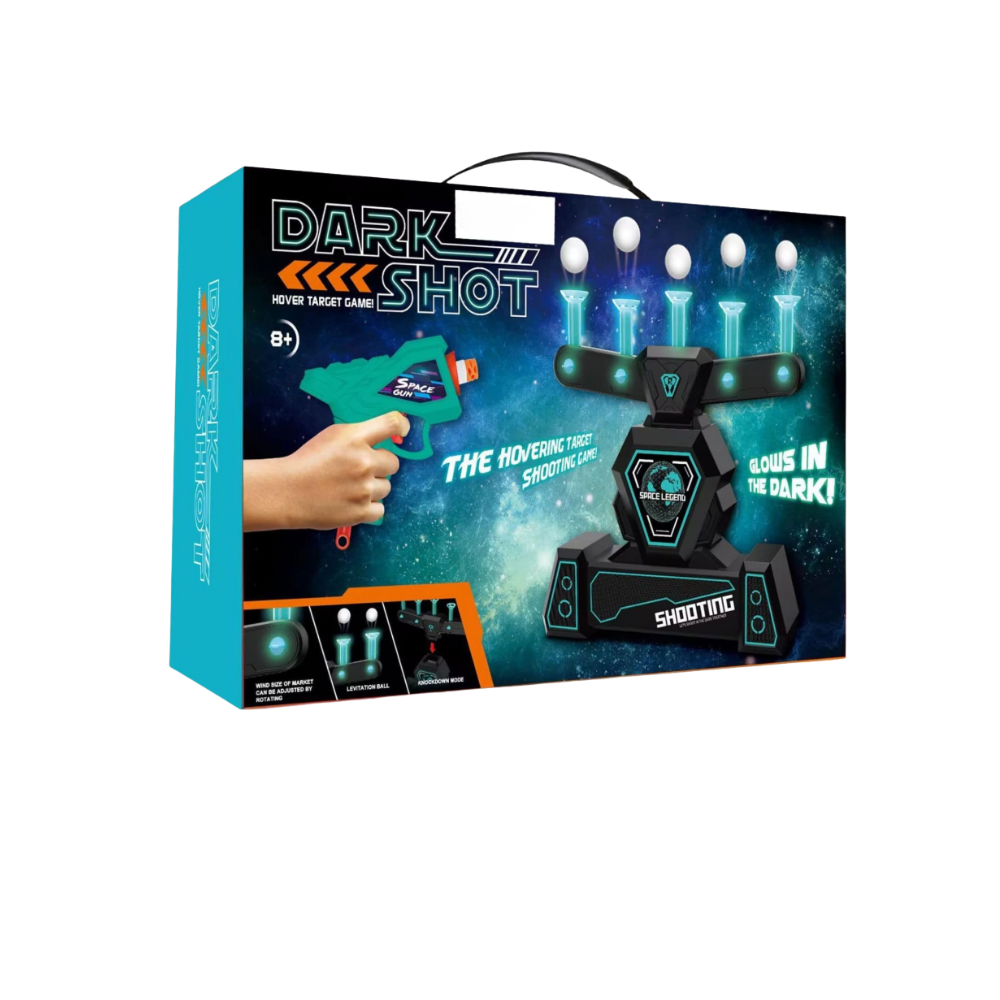 Jeu de tir avec balles flottantes lumineuses