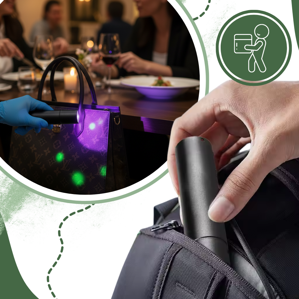 Lampe UV multi-usage pour inspection alimentaire