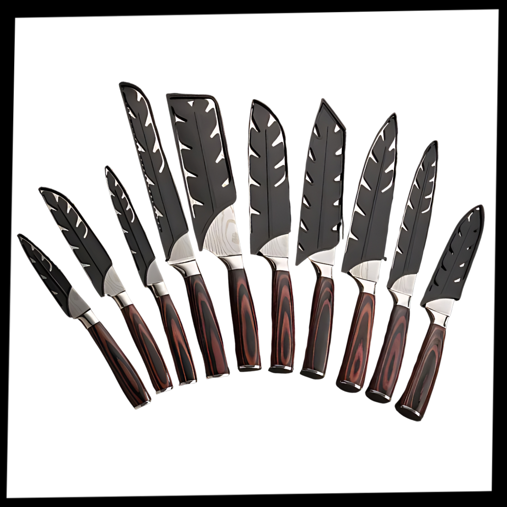 Couteau japonais en bois de Pakka