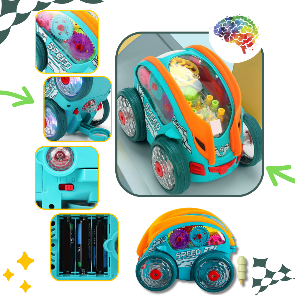 Voiture jouet Speedlite à moteur à engrenages