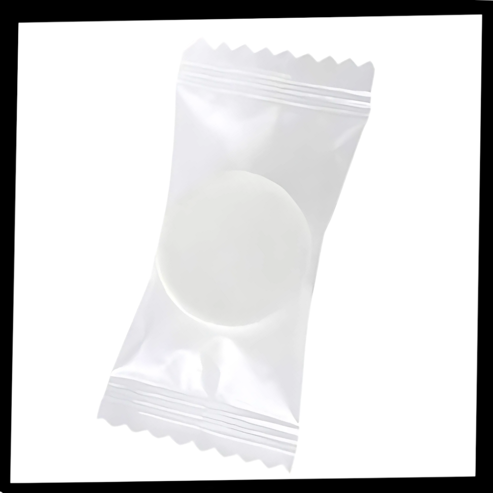 Serviettes compressées en coton doux