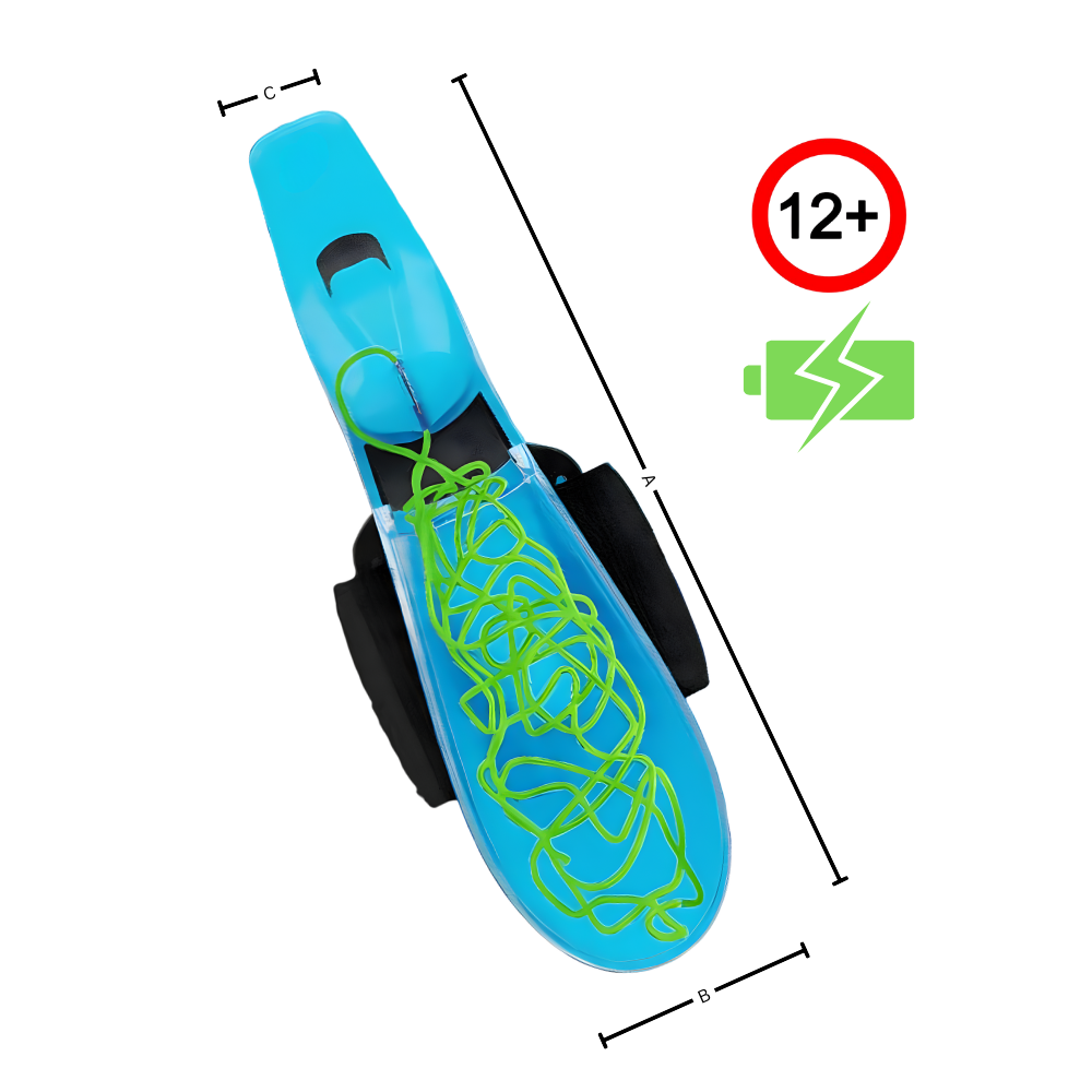 Jouet lance-toile d'araignée lumineux