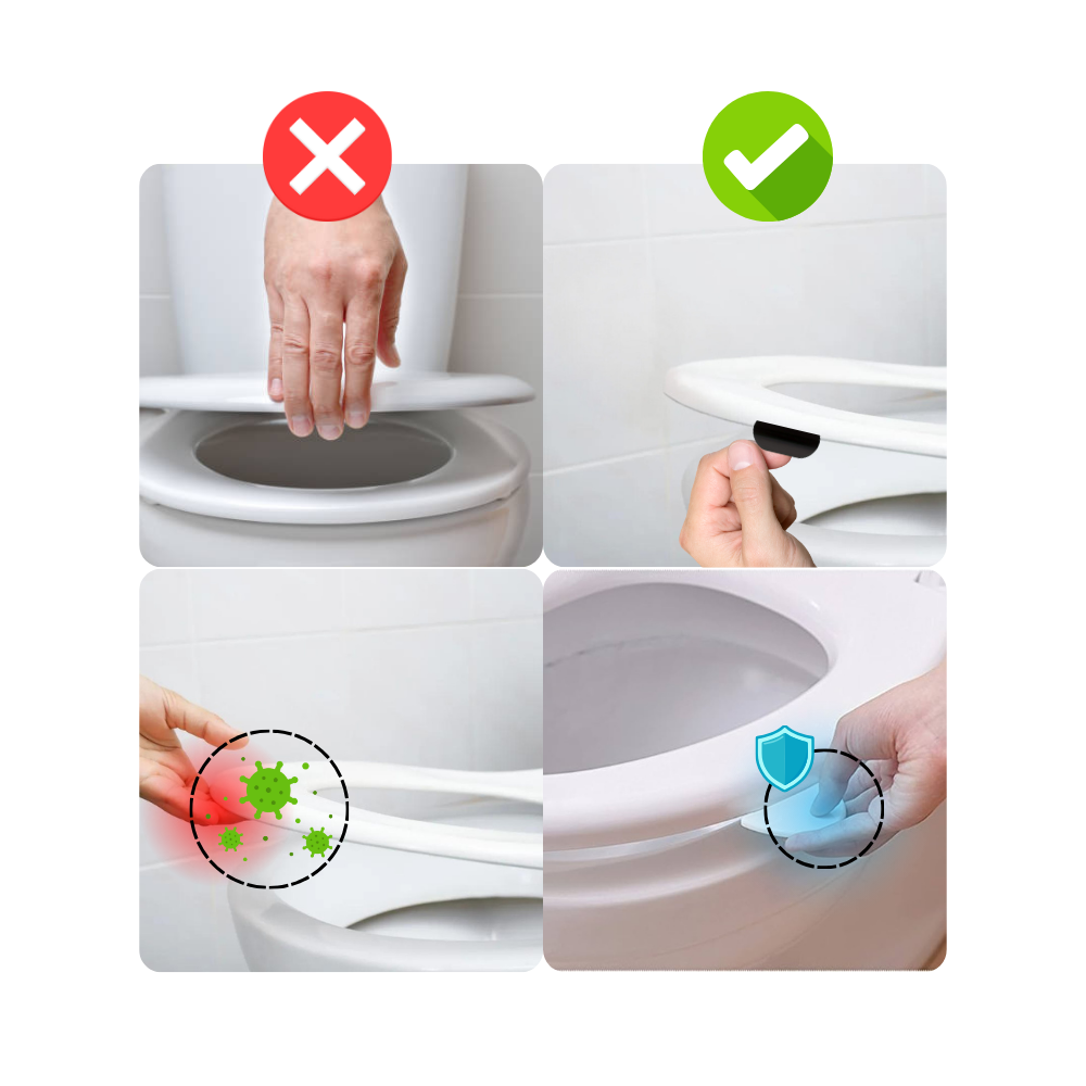 Élévateur de siège de toilettes sans contact