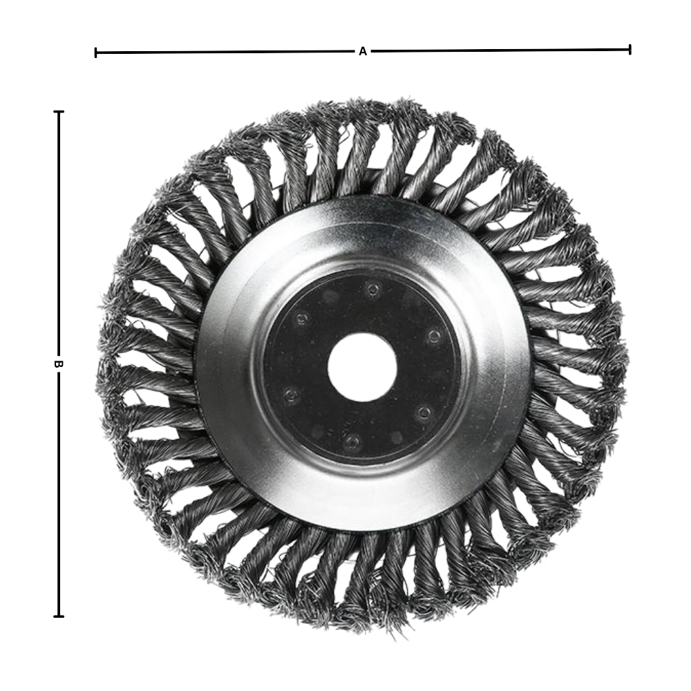 Brosse de désherbage pour débroussailleuse