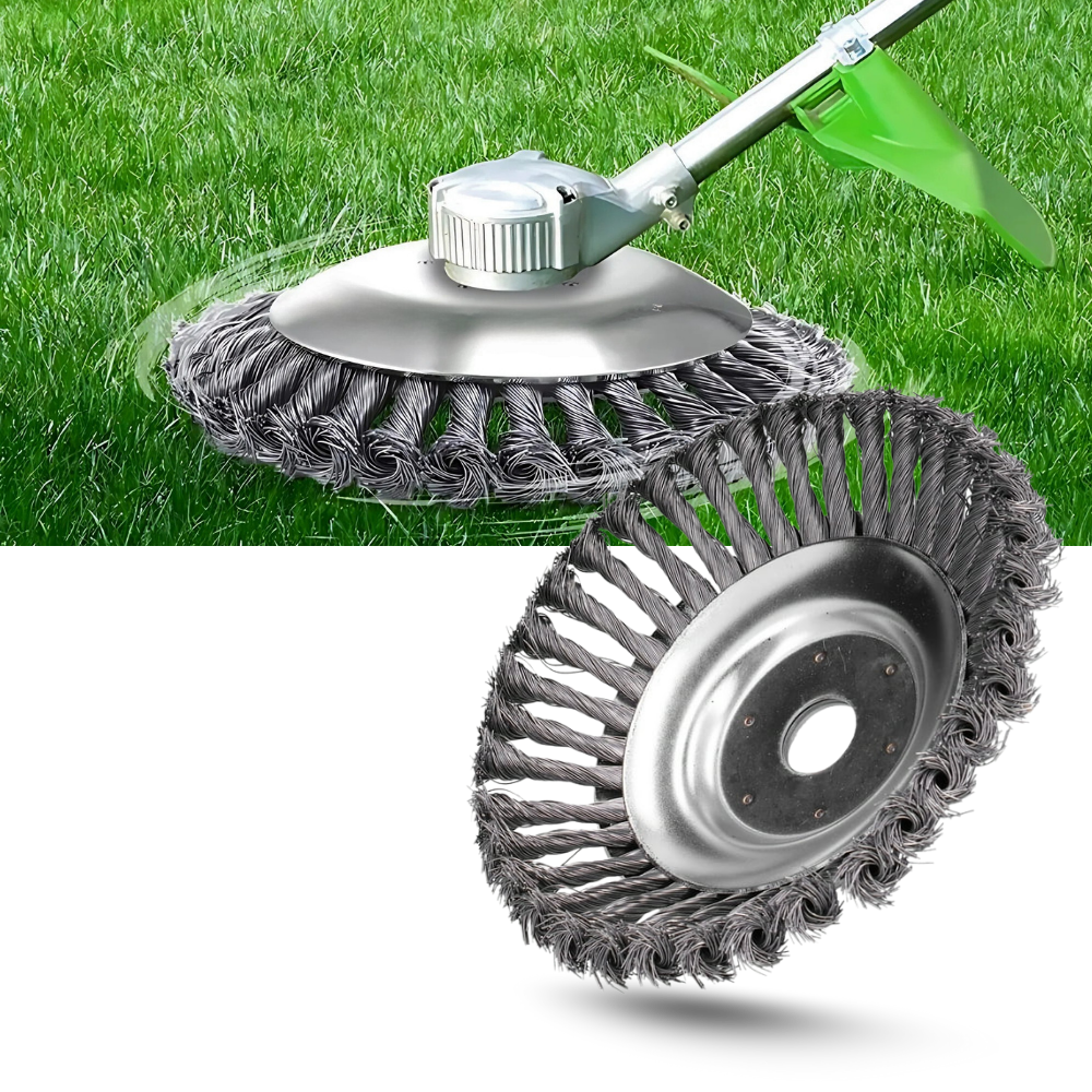 Brosse de désherbage pour débroussailleuse
