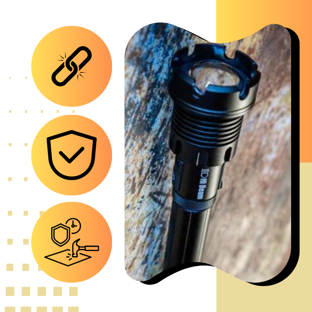 Torche à LED rechargeable à long faisceau