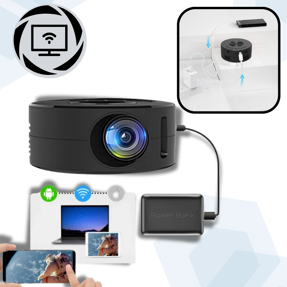 Mini-projecteur vidéo haute résolution