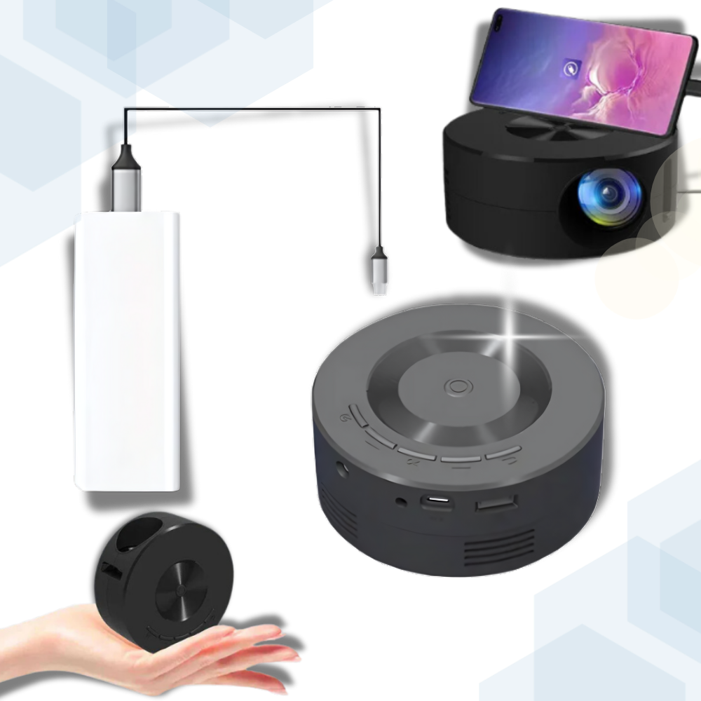 Mini-projecteur vidéo haute résolution
