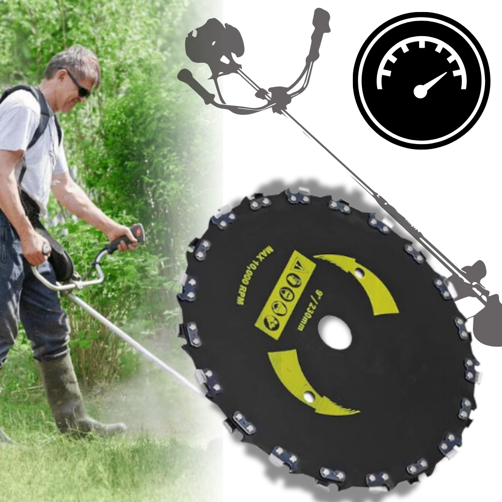 Scie circulaire pour coupe-bordures en acier à grande vitesse