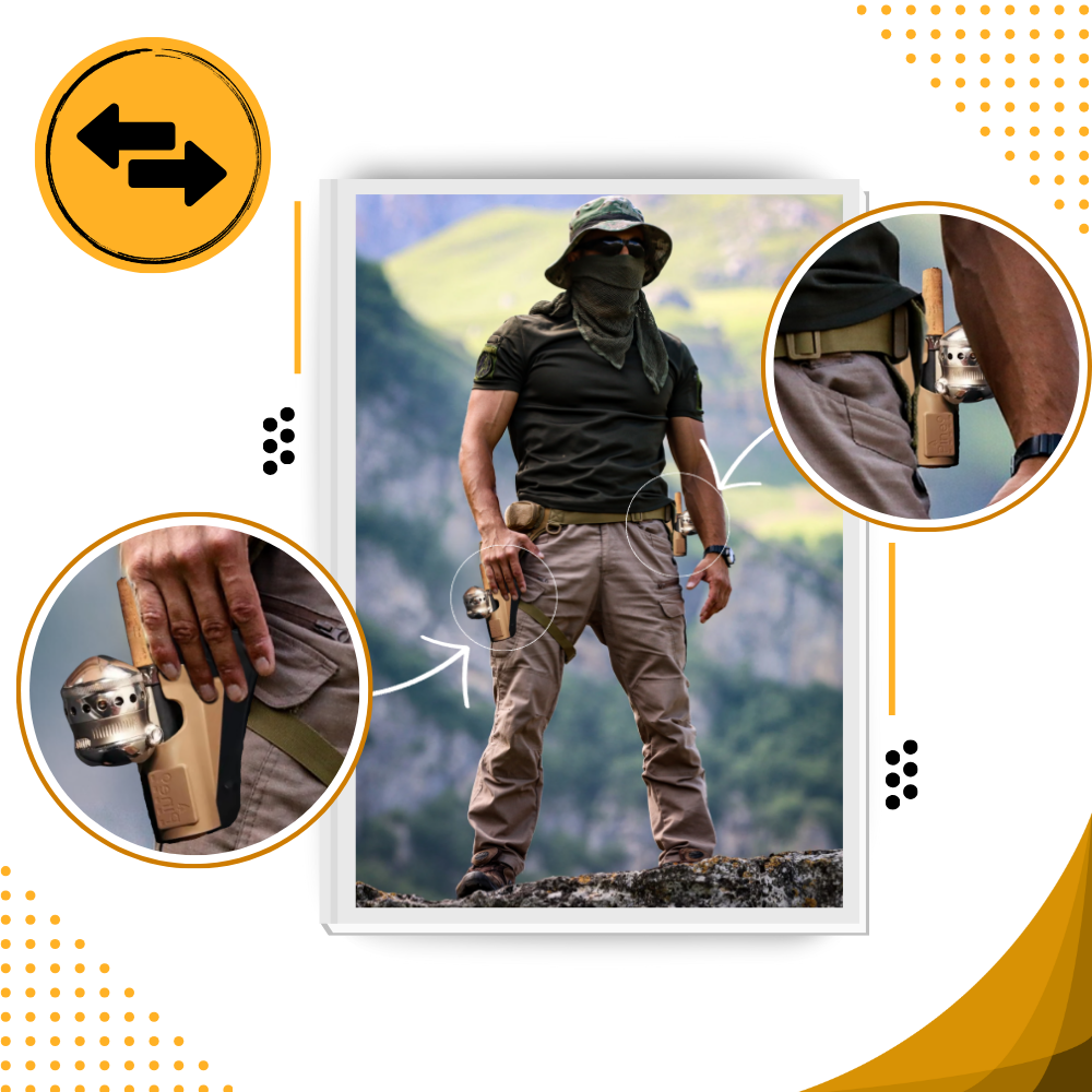 Étui à Crochet de Ceinture pour Canne à Pêche