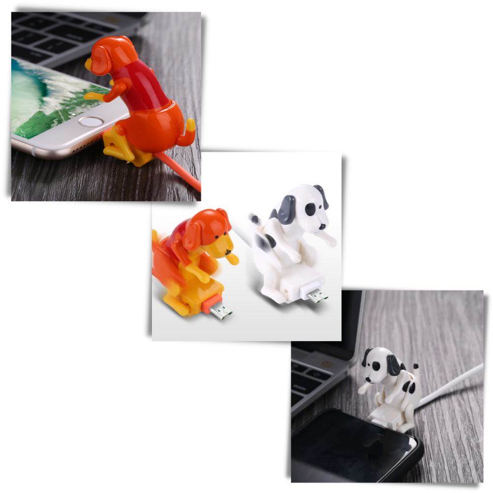 Câble de chargement rapide en forme de chien