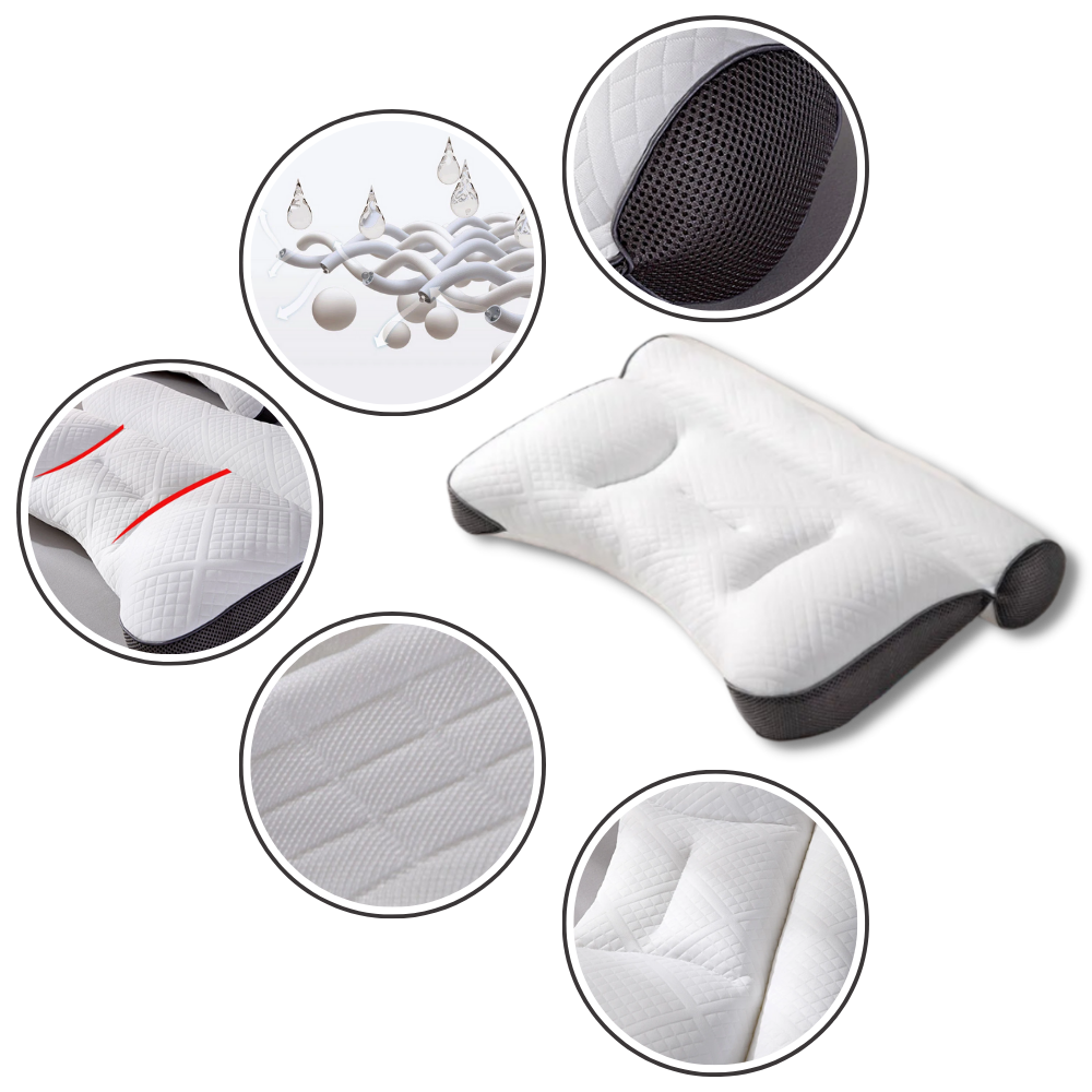 Oreiller de soutien cervical hypoallergénique