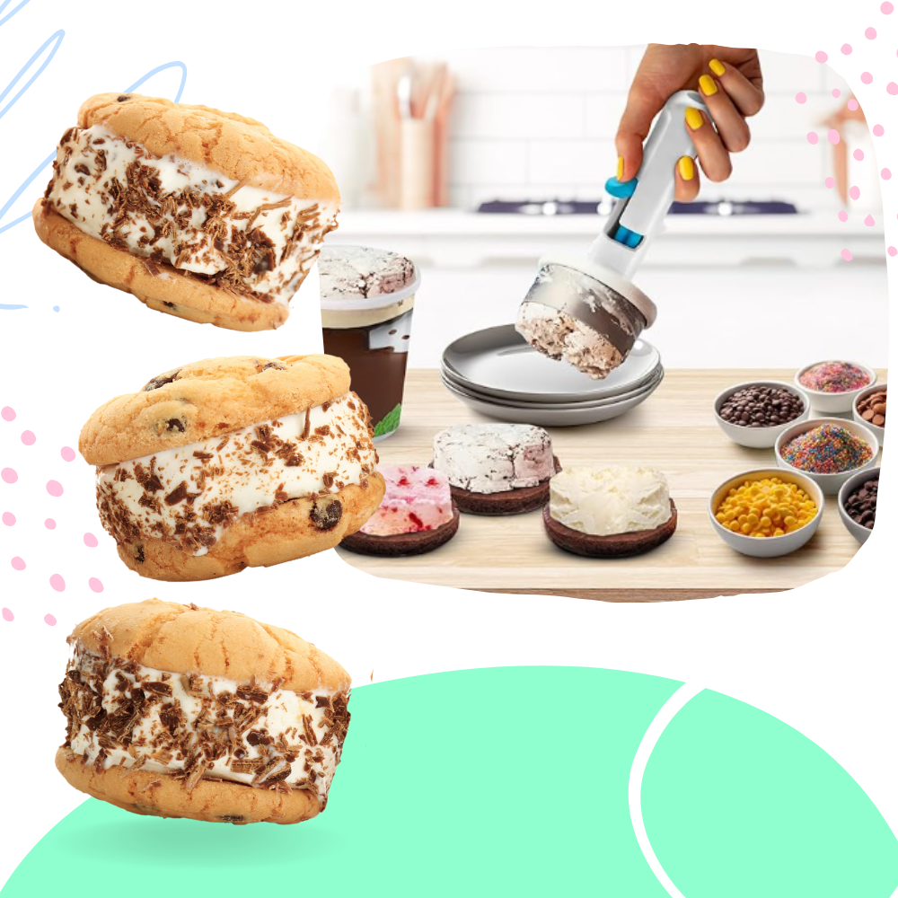 Cuillère à Cylindres de Crème Glacée