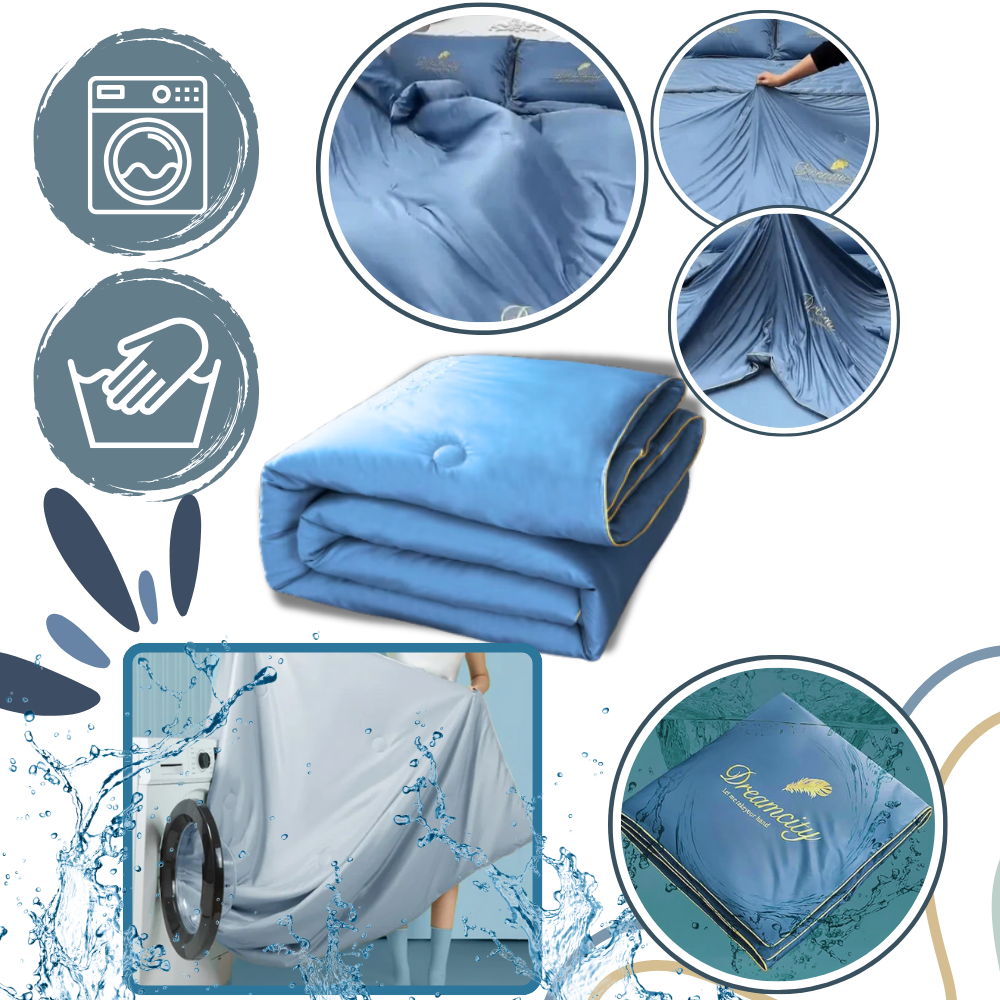 Housse de couette en soie glacée douce