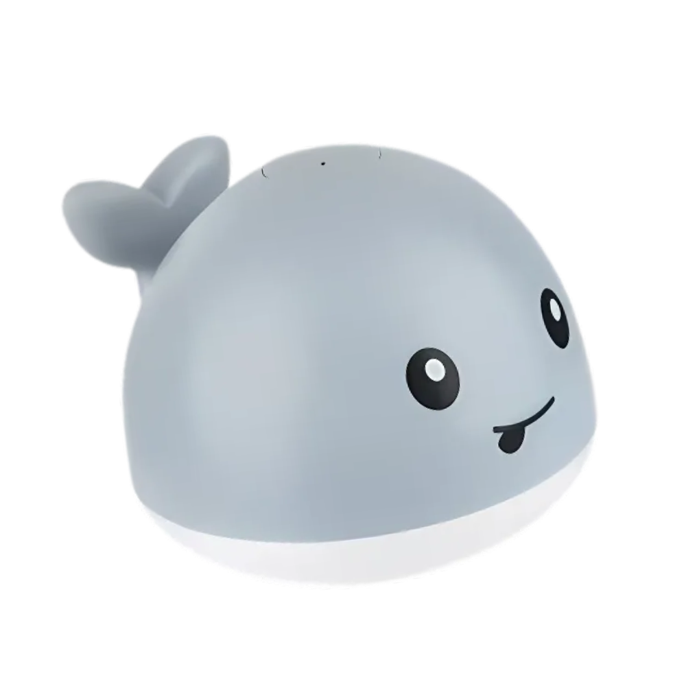 Jouet de bain interactif en forme de baleine avec lumières