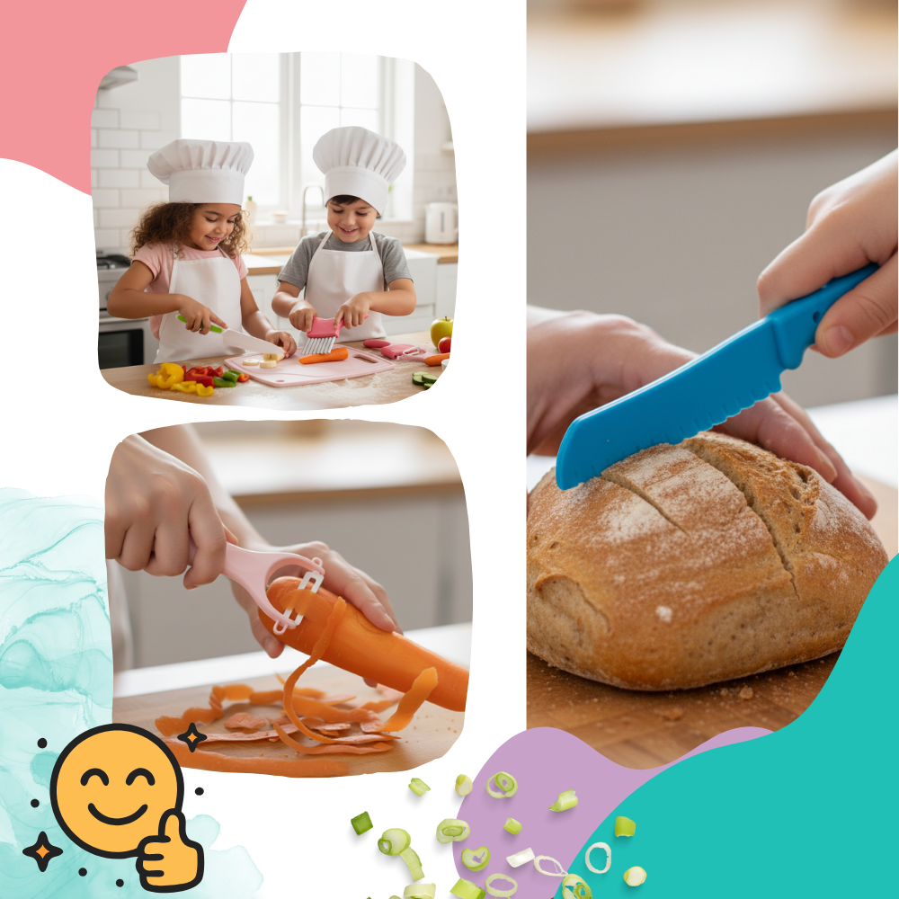 Kit ustensiles de cuisine pour enfants