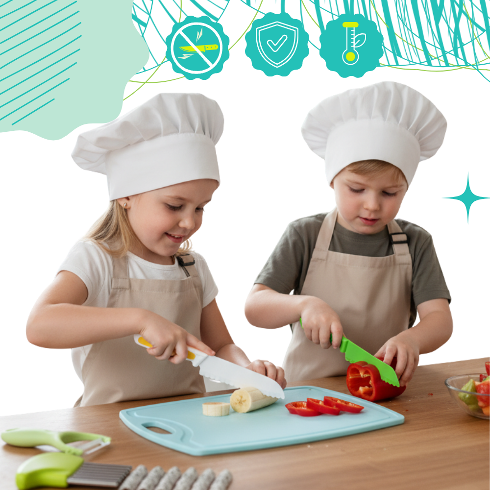 Kit ustensiles de cuisine pour enfants