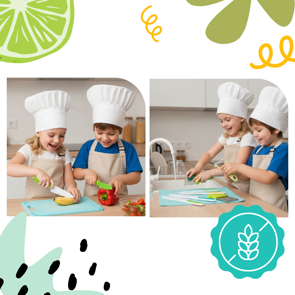 Kit ustensiles de cuisine pour enfants