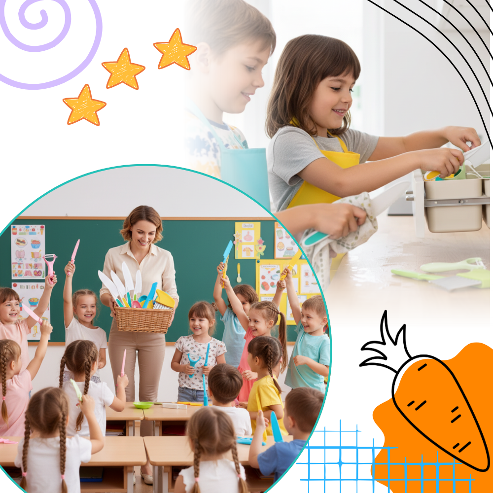 Kit ustensiles de cuisine pour enfants