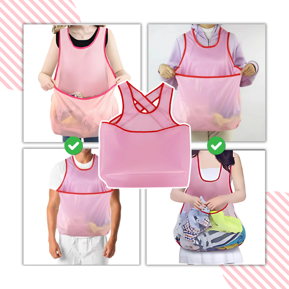 Tablier de ménage imperméable avec grande poche