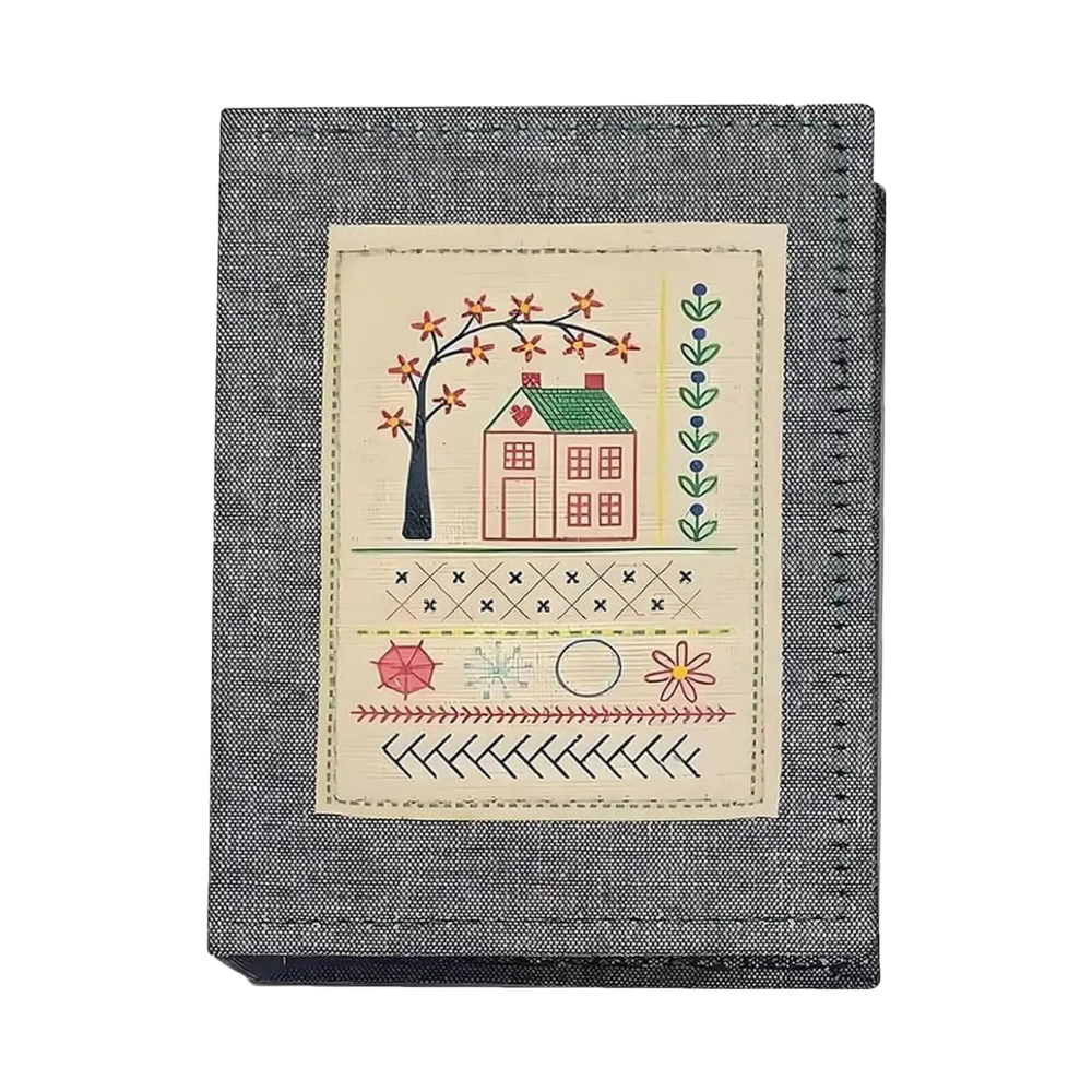 Livre de points de broderie sur lin