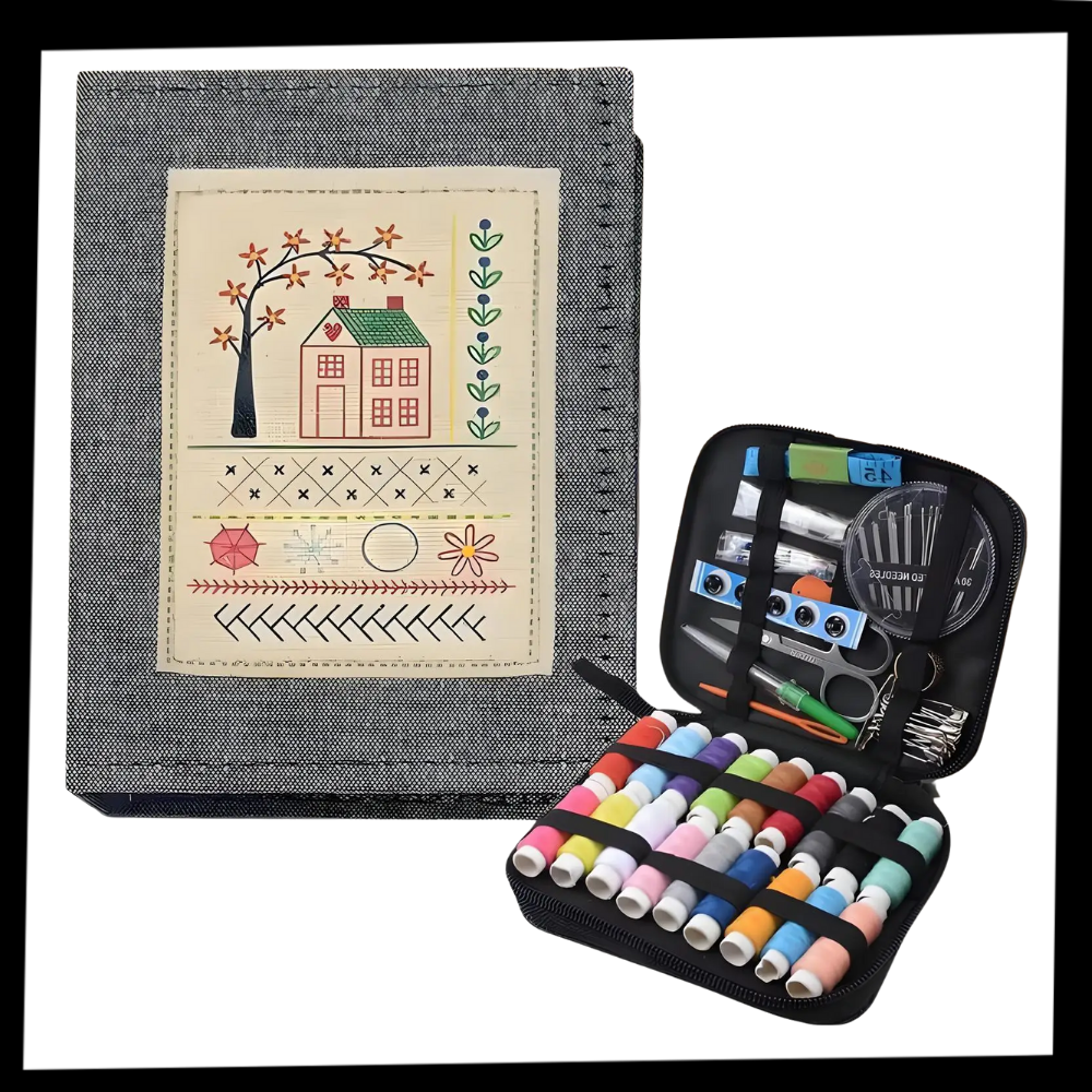 Livre de points de broderie sur lin