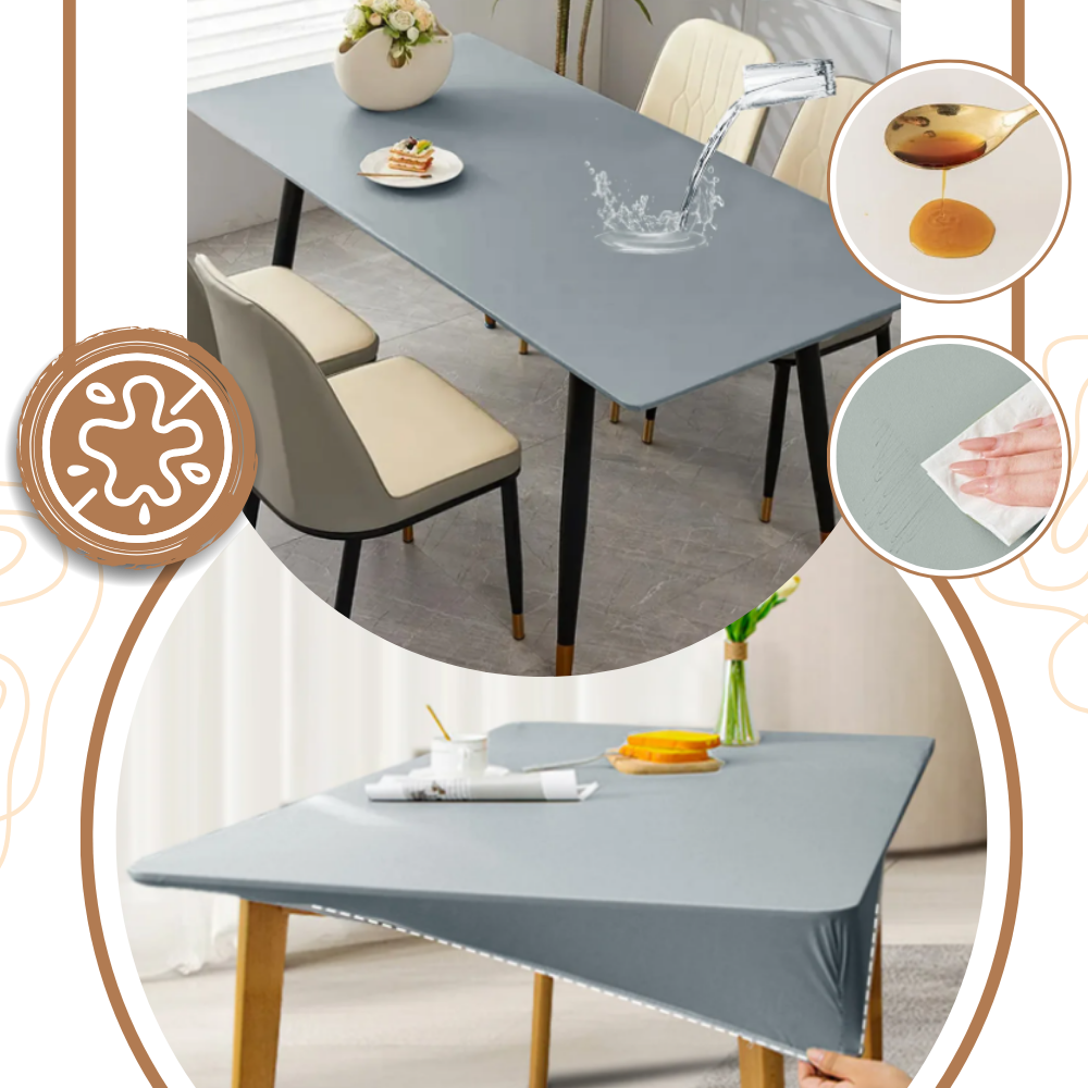 Nappe rectangulaire en cuir d'agneau