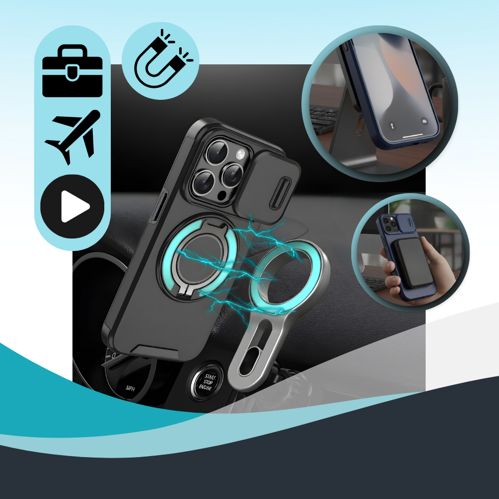 Coque magnétique pour iPhone