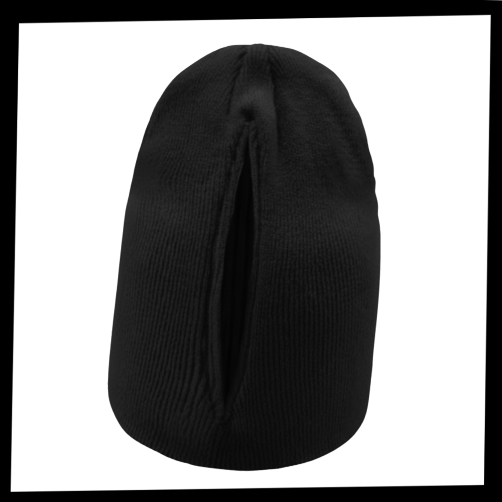 Bonnet femme ouverture magnétique pour queue de cheval