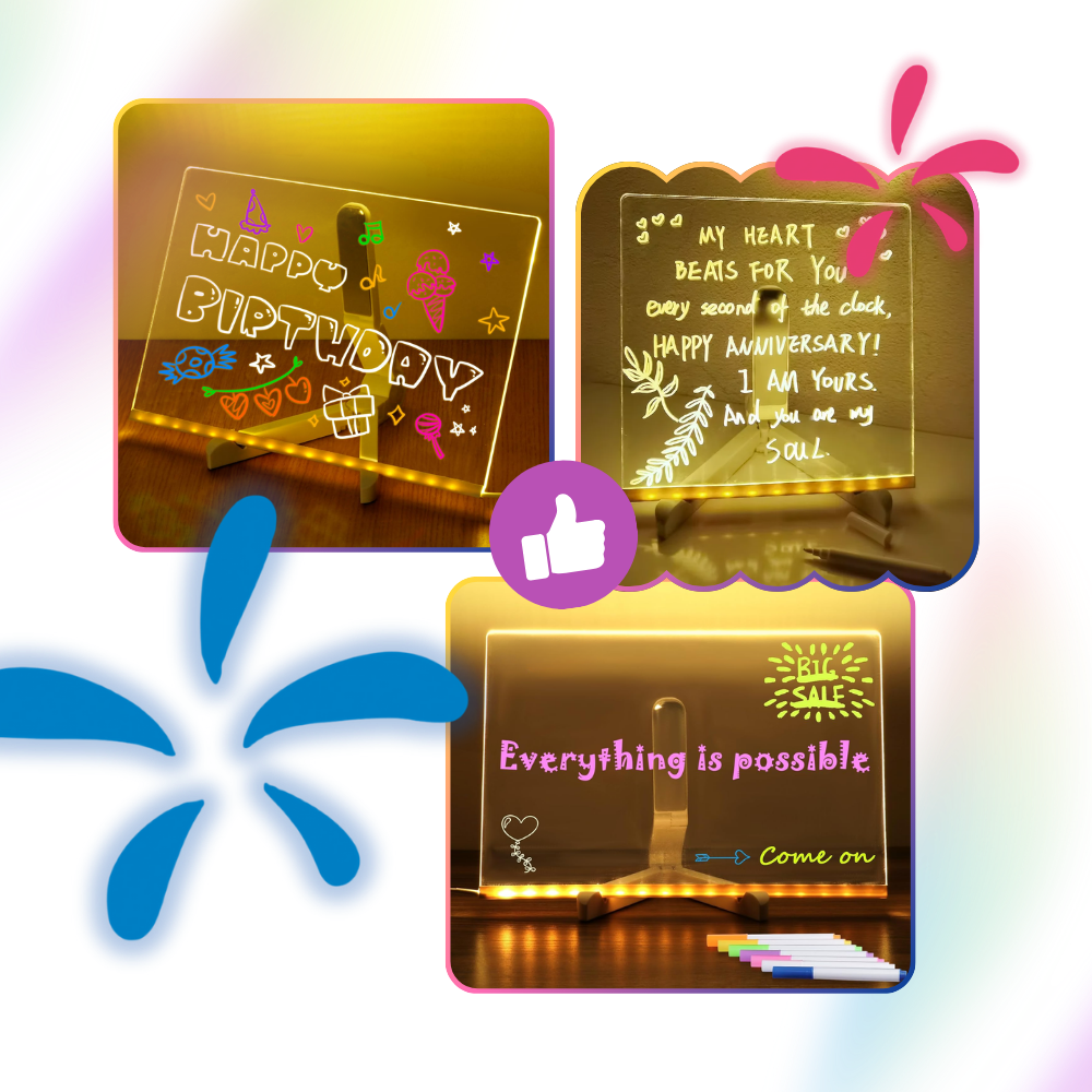 Tableau d'écriture affichage LED