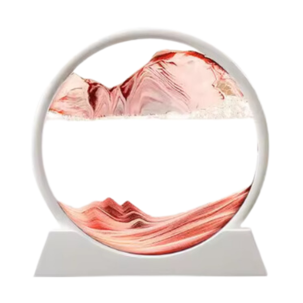 Image d'art de sable en mouvement dynamique