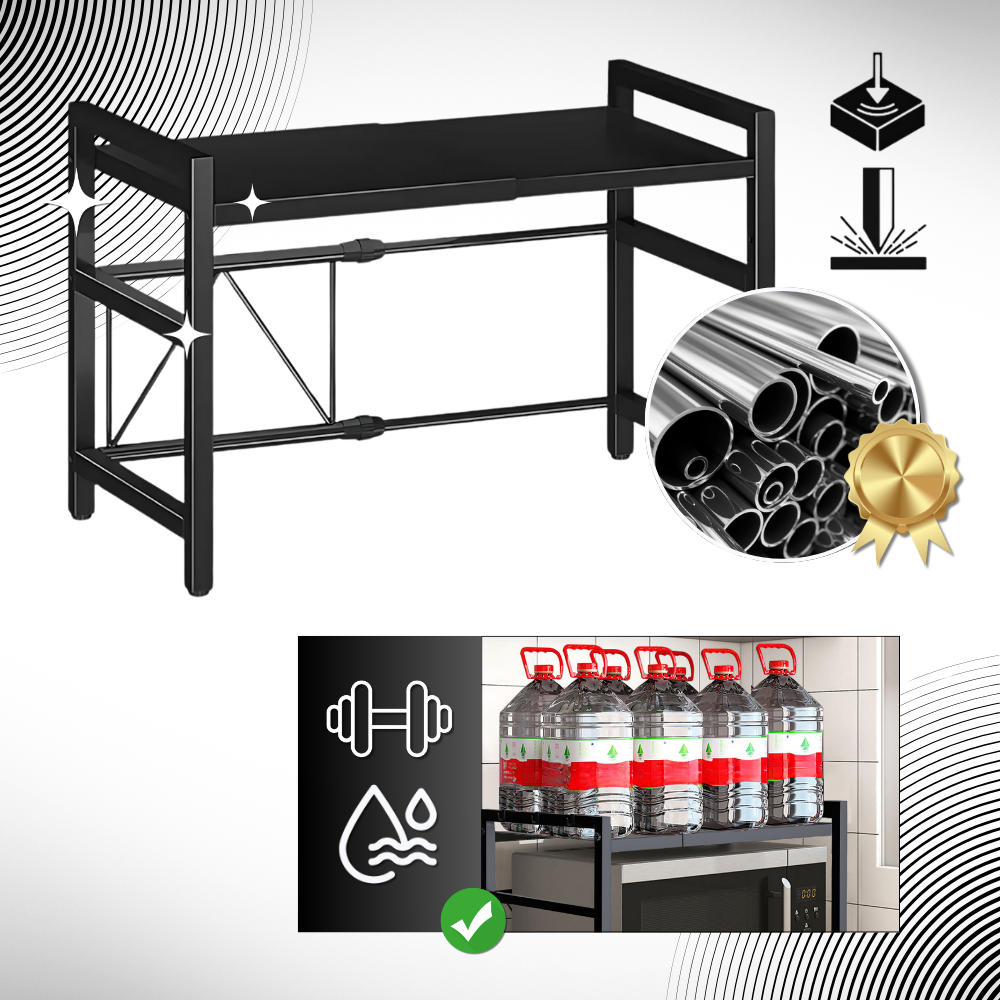 Étagère surélevée pour micro-ondes