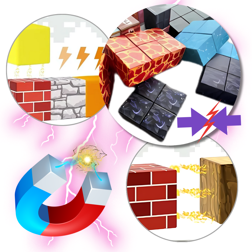 Blocs magnétiques Minecraft