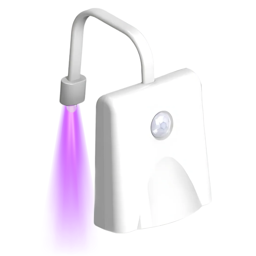 Lampe de toilette à détection de mouvement