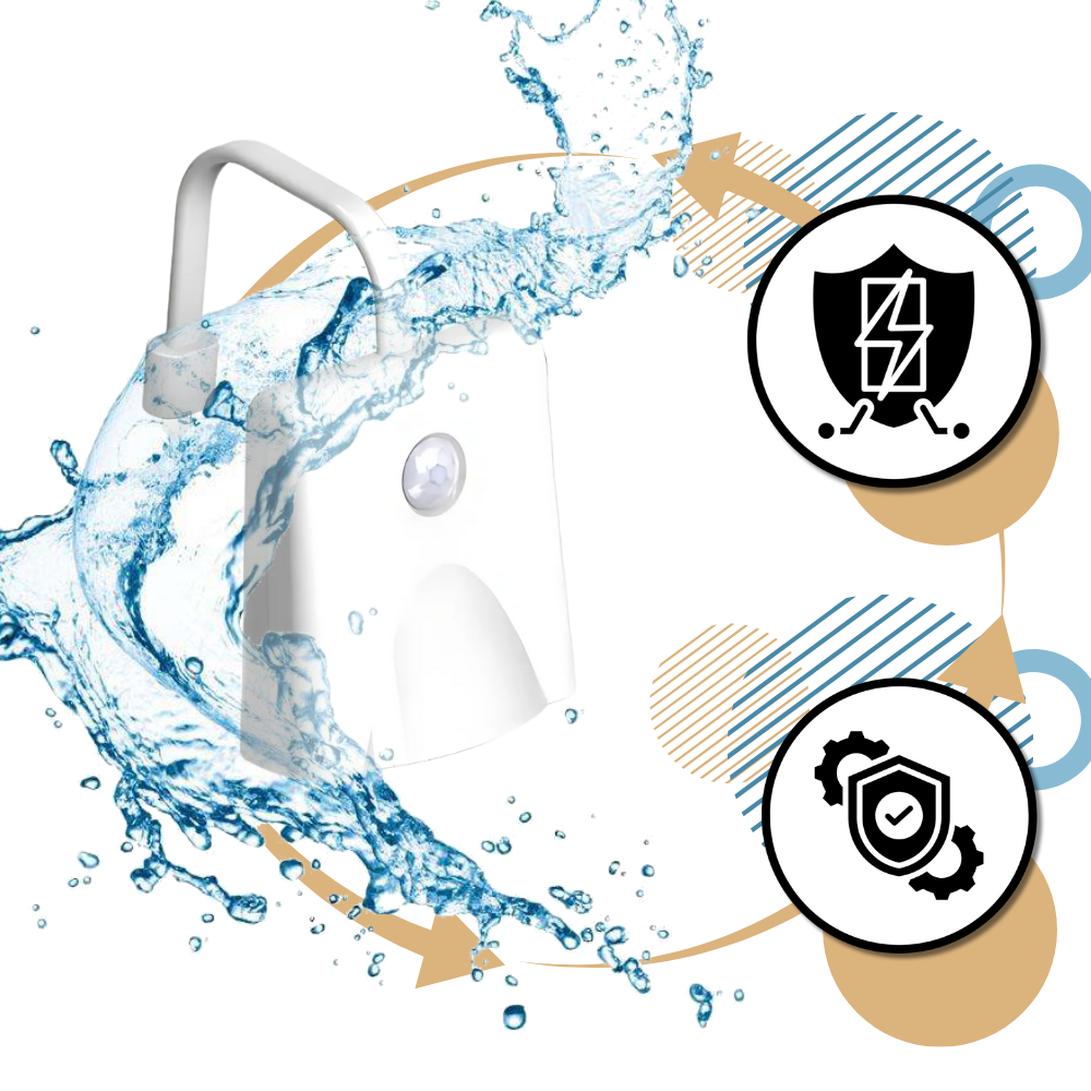 Lampe de toilette à détection de mouvement