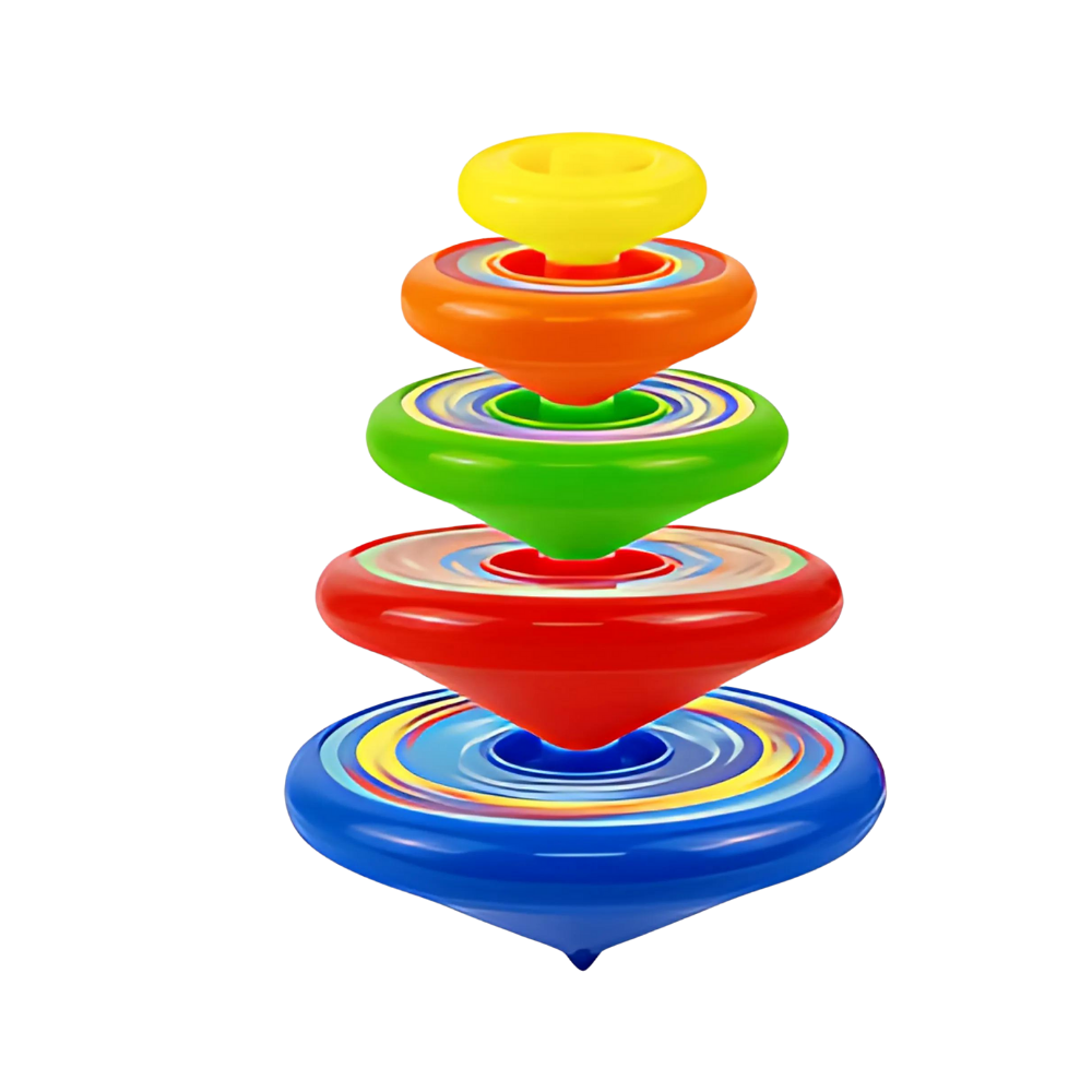 Jeu de toupie à plusieurs couches