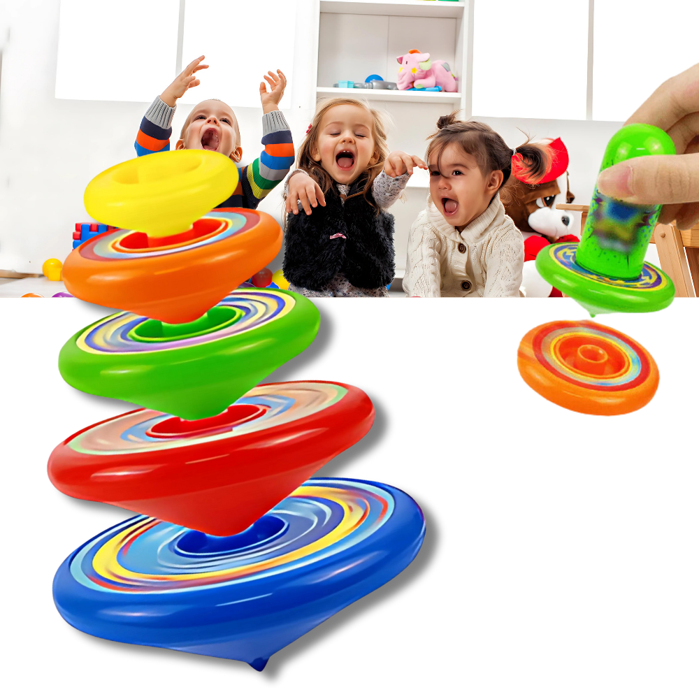 Jeu de toupie à plusieurs couches