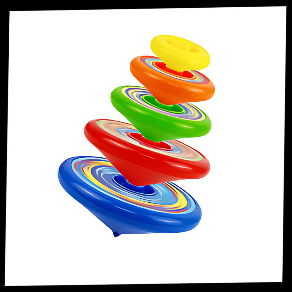 Jeu de toupie à plusieurs couches