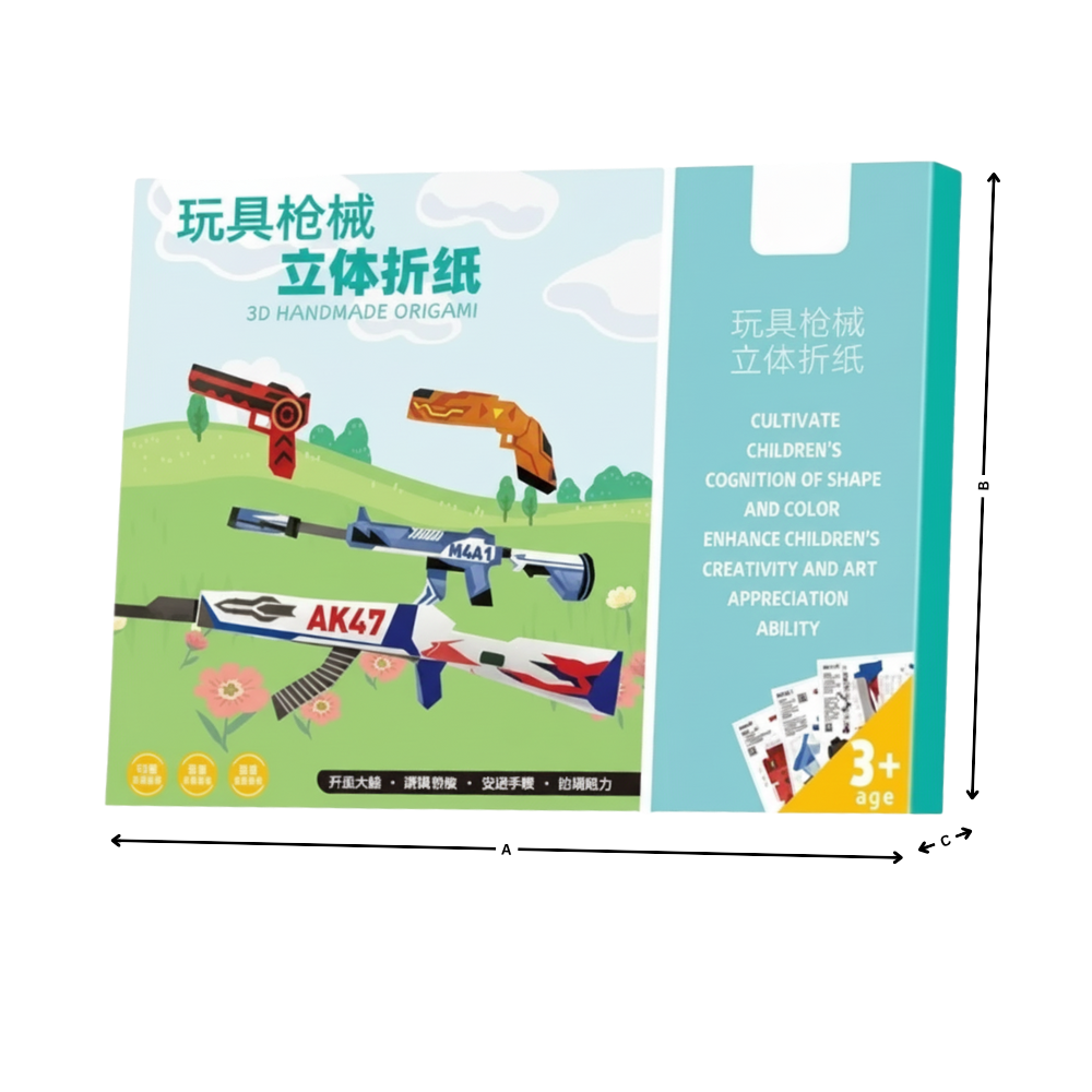 Livre DIY d'origami multithèmes