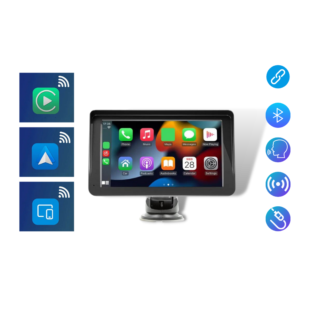Écran multimédia sans fil pour voiture