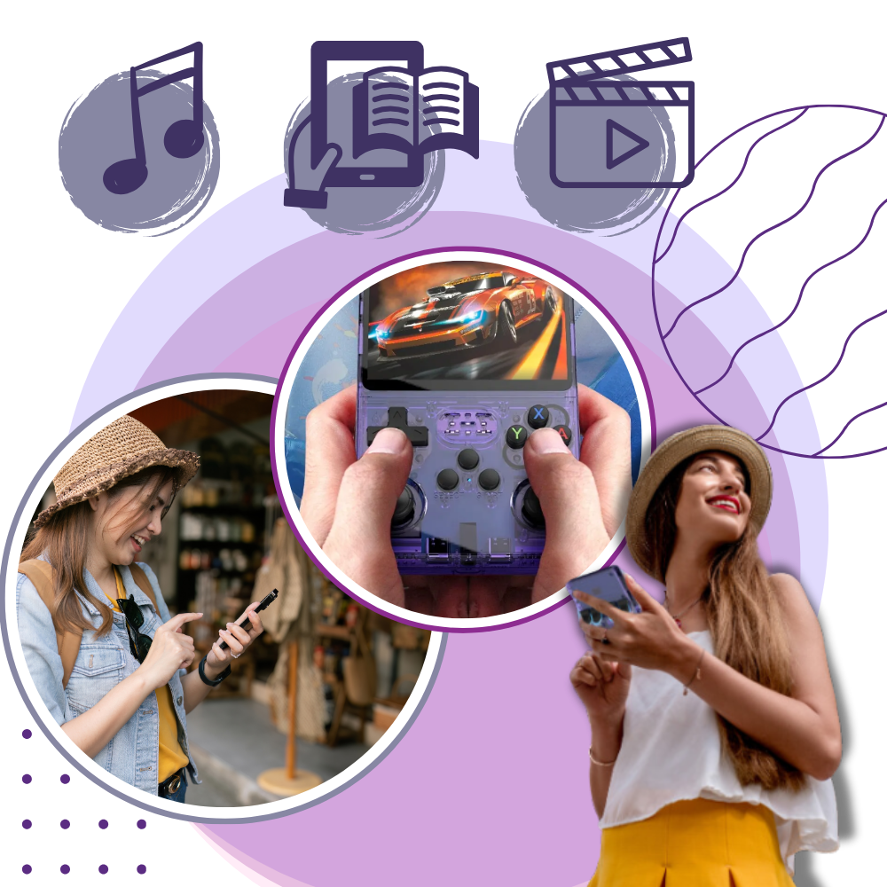 Console de jeux portable rétro multi émulateur