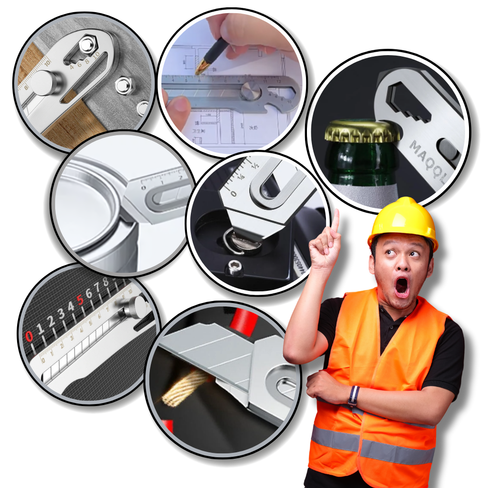 Cutter rétractable polyvalent