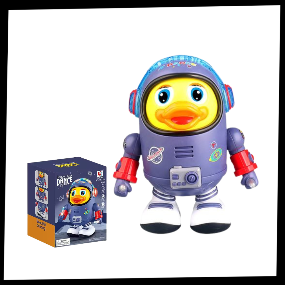 Jouet interactif musical en forme de canard