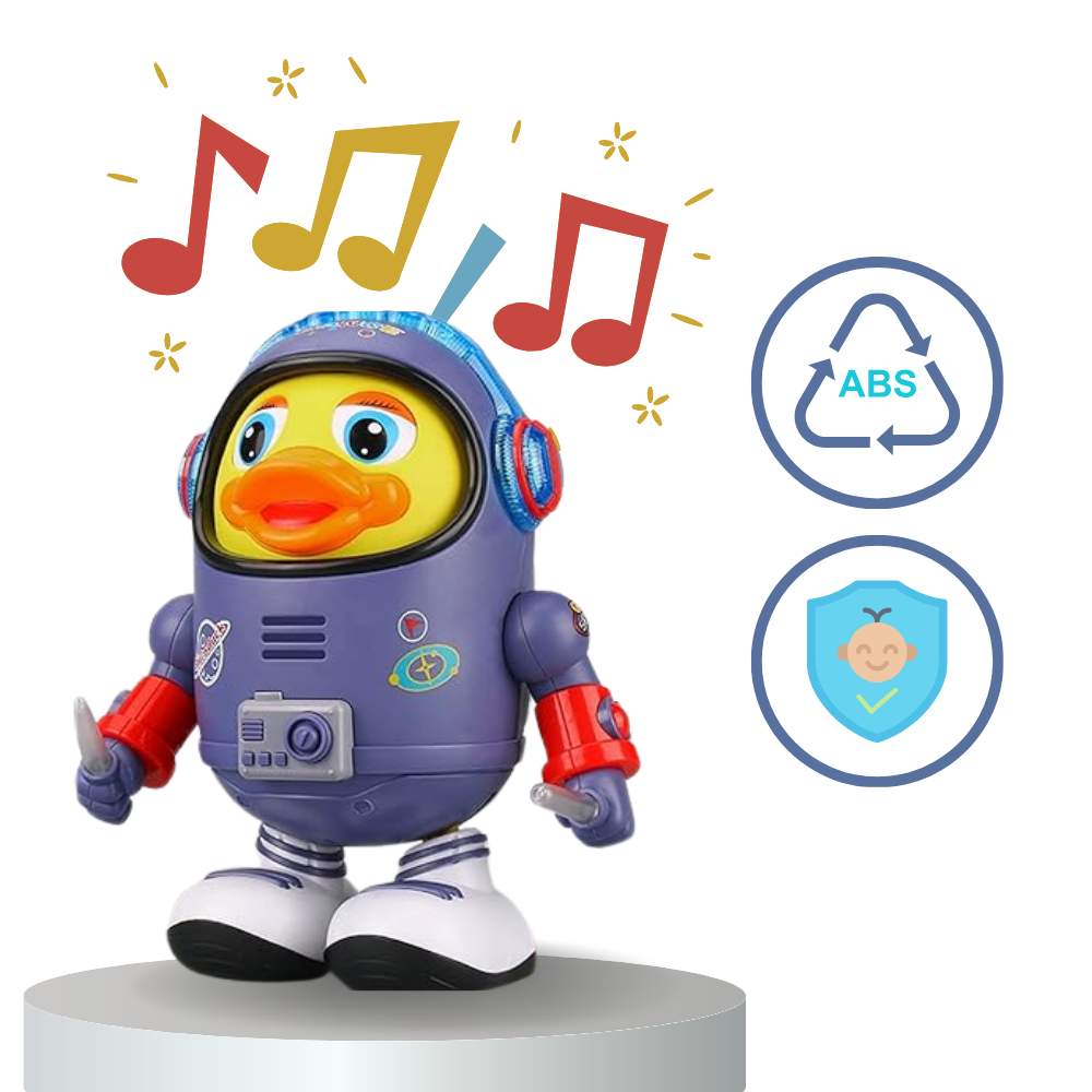 Jouet interactif musical en forme de canard
