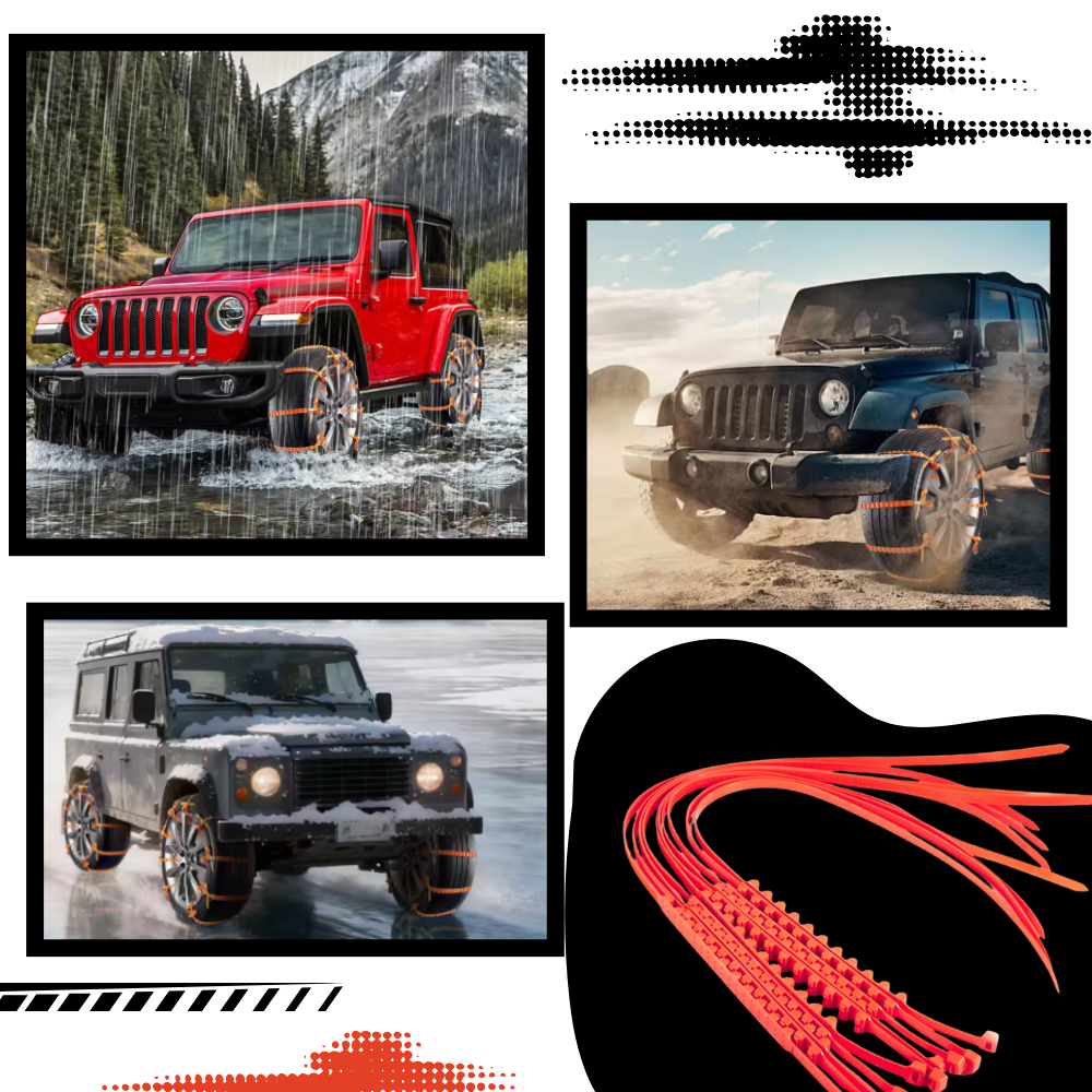 Chaînes à neige en nylon