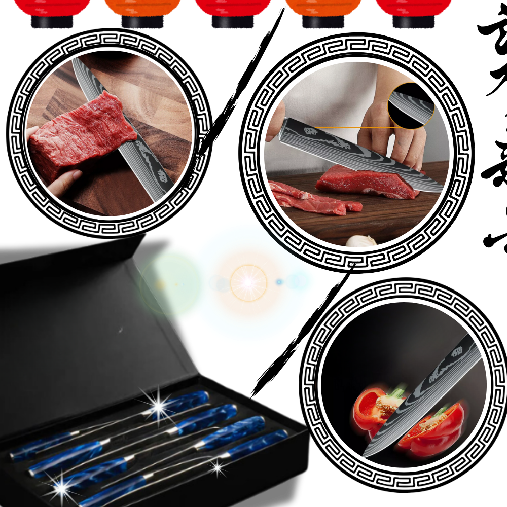 Couteaux japonais Bleu Atlantique