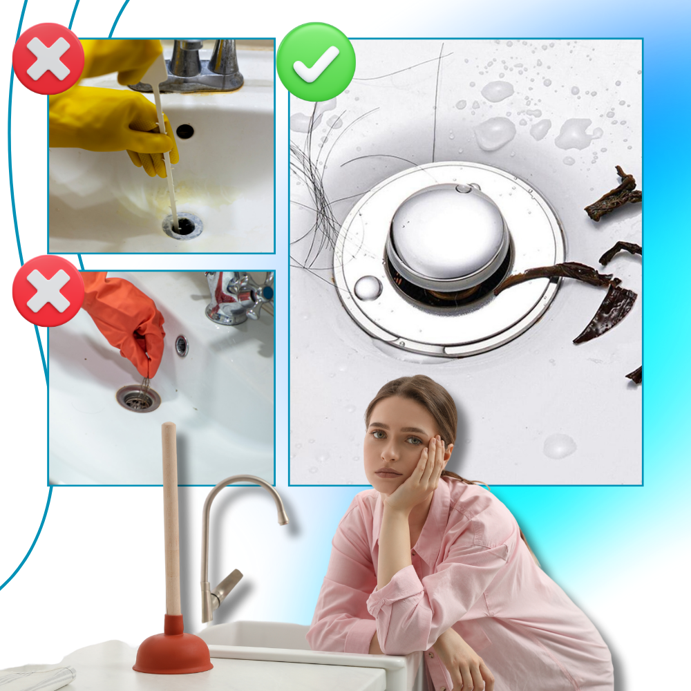 Bouchon d'évier escamotable contre les odeurs