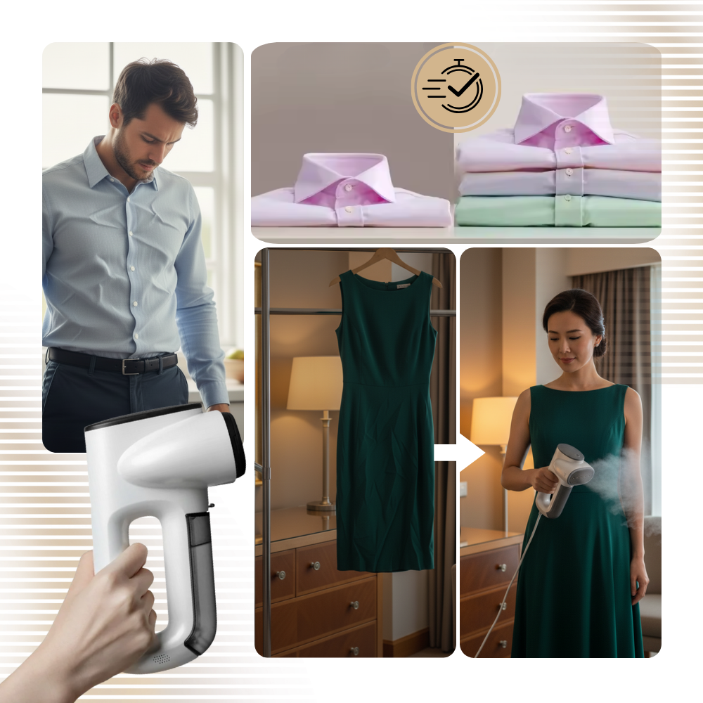 Défroisseur vapeur portable pour vêtements